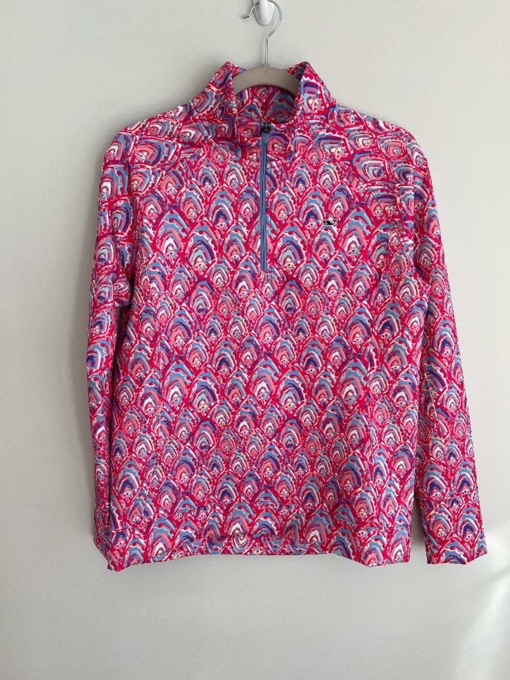 Vineyard Vines Women's Printed Performance 1/4 Zip Pullover Jacket size Medium